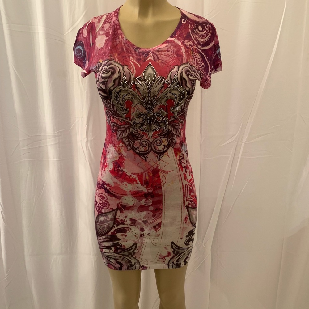 Unique Fleur De Lis Pattern Dress